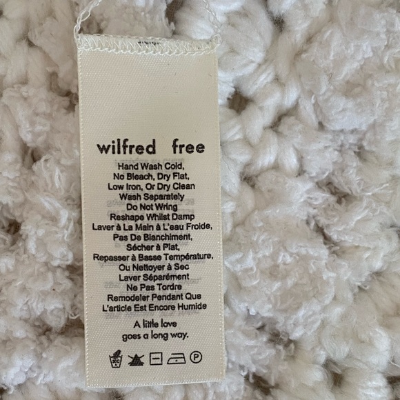 Wilfred Free scoop neck white long sleeve bodysuit - Picture 6 of 7